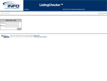 Tablet Screenshot of listingchecker.propertyinfo.com