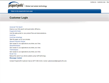 Tablet Screenshot of logins.propertyinfo.com